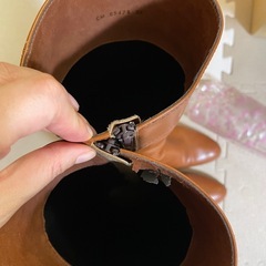 DIANA レザー　ロング　ブーツ　サイドジップ　ブーツ　ダイアナ　靴の画像