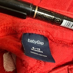 【baby GAP】赤ズボン【70】の画像