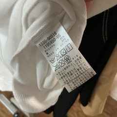 子供服👧トップス長袖ZIDDYジディーニコプチブランド✨ロゴ汚れあり💦白•黒•紫の画像