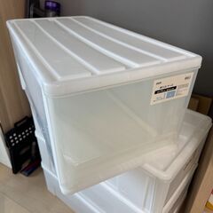 【0円・自取限定】NITORI 押入れケース 5個（H23×4／H30×1）74×39cm｜鷺ノ宮駅、阿佐ヶ谷駅近くの画像