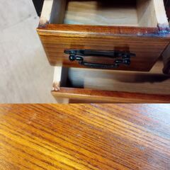 小引き出し 和風 レトロ 3段 小物入れ 小物収納 収納ボックス 小さめ　/UJ-1369 2Fの画像