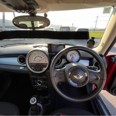 車検取りたて BMW ミニ クラブマン 希少 6速MT 赤 レッドの画像