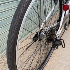 700c安全整備士組立リサイクル自転車の画像