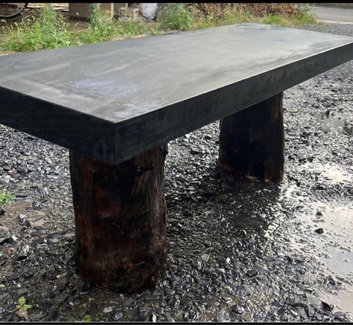 椅子　テーブル　石　骨董　おしゃれおしゃれ