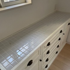 アンティーク調食器棚(オーダーメイド)の画像