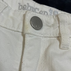 【babyGAP】白デニム【80.】の画像