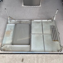 テーブル　山善簡易 テーブル キャンプ アウトドア  折りたたみ式 耐熱　小倉北区の画像