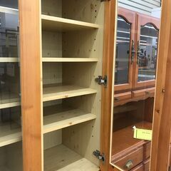 ★ジモティ割引あり★【リユースのサカイ野々市店】A-479　食器棚(3～4枚扉)　120(幅)×45(奥行き)×190(高さ)cm ※クリーニング済みの画像