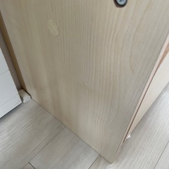 前橋市直接引き取り】絵本棚　絵本ラック　おもちゃ収納　カラーボックス　キャスター付き　ロウヤ　木製　ニトリ　絵本ラック　絵本棚の画像