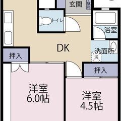 【水戸市】2DK・家賃4.2万円／敷金礼金ゼロ＆フリーレン…
