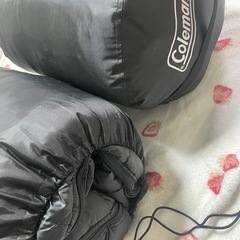 ２個セットColeman】コールマン ノースリム スリーピングバッグ 寝袋 マミー型 シュラフ 収納袋付 -18度 冬用 大人用 208×81cmの画像