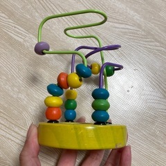 ルーピング　木製ビーズコースター　知育玩具　人気の画像