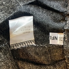 8部丈ワイドパンツ  ウール混 秋冬物 ツイードの画像