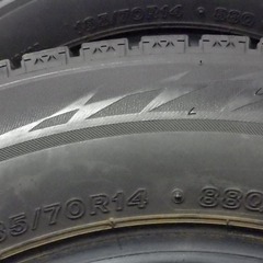 185/70R14 BS VRX2 スタッドレス 2022年製 4本SETの画像