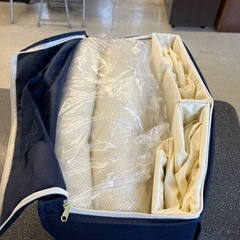 M2511-079 NITORI ベッドパッド マルチすっぽりシーツ 3点セット シングルサイズ アイボリー 未使用品 保管汚れ有りの画像