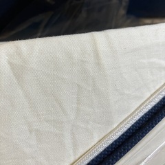 M2511-079 NITORI ベッドパッド マルチすっぽりシーツ 3点セット シングルサイズ アイボリー 未使用品 保管汚れ有りの画像