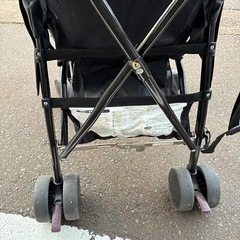 リーマン 2WAYエアフリーバギー　ベビーカーB型　グリーンの画像