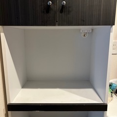 レンジ台　キッチンボード　レンジボード　食器棚　キッチン収納の画像