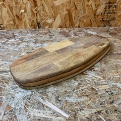 n(7655) カッティングボード 木製 3枚セット Ｗ520Ｄ220Ｈ15 飲食店 カフェ 業務用 おしゃれプレート 店舗用品 サーフボード型の画像