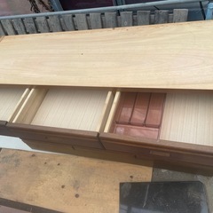 食器棚　木製キッチン収納キャビネットの画像