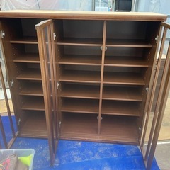 食器棚　木製キッチン収納キャビネットの画像