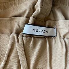 BAYFLOW  ベイフロー ワイドパンツ  Lサイズ ベージュの画像