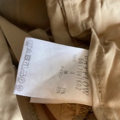 BAYFLOW  ベイフロー ワイドパンツ  Lサイズ ベージュの画像