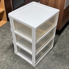 A1771🌟配送♻️設置🉑‼️3段収納ケース依頼収納　プラケース🌟の画像