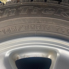 スバル純正　13インチホイール　スタッドレス4本の画像