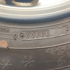 スバル純正　13インチホイール　スタッドレス4本の画像