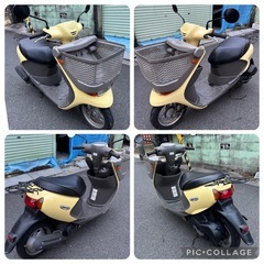 スズキ❗️ レッツ4バスケット❗️ 便利な前かご付き❗️ オイル交換済み❗️ タイヤバリ山❗️ バッテリー新品❗️ シート張り替え済み❗️の画像