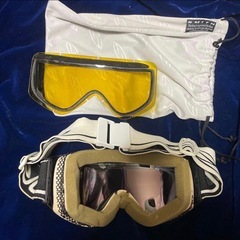 スキーゴーグル　晴れ用　曇り用　セット　スミス　ケース付き　SMITHの画像