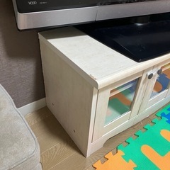 11/20限定 白　可愛い テレビ台　の画像