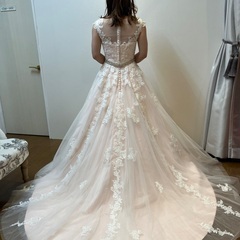 カラードレス　ウェディング　前撮り　結婚式　二次会　ピンクの画像