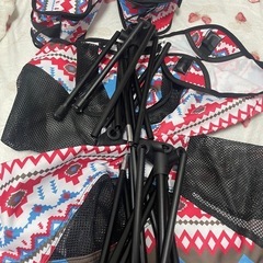 2脚セットアウトドアチェアの画像