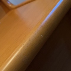 木製の椅子（2名掛け）の画像