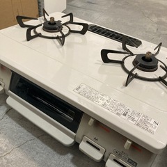 【ジモティー割】リンナイ 2021年製 LPガス 2口ガスコンロ（ID1540）の画像