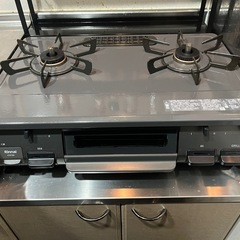 （ジョウ様引き渡し予定）リンナイ The Basic Standard ガステーブル（都市ガス・左強火力・59cm・2口）2024年6月購入の画像