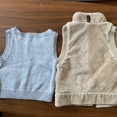 子供冬服ベスト2点セットの画像
