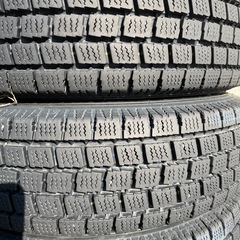軽トラ　軽バン冬タイヤホイール付き4本の画像