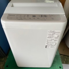 【引取限定】Panasonic 全自動洗濯機6kg 2022年製の画像
