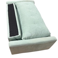 ニトリ ミントグリーン 2人がけソファの画像