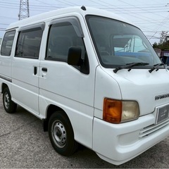 【支払総額10.8万円】激安軽バン！h13年式サンバーバン車検令和9年11月 タイベル交換済み 走行テスト済み 普通に走ります！の画像