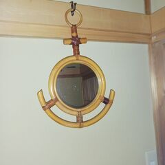 掛け鏡　錨型の画像