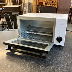A2511-080 NITORI オーブントースター MT08BLV ホワイト 2014年製 扉部分の緩み有り 通電確認済み キズ汚れ有りの画像
