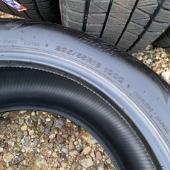 7分から8分　2024　ブリヂストン スタッドレス　BLIZZAK DM-V3 235/55R18の画像