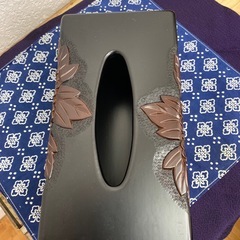 ティッシュケース鎌倉彫の画像