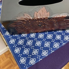 ティッシュケース鎌倉彫の画像