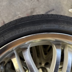 軽用16インチタイヤアルミ中古4本セットの画像