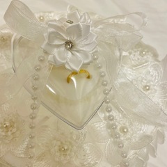 リングピロー　リングガール　結婚式の画像